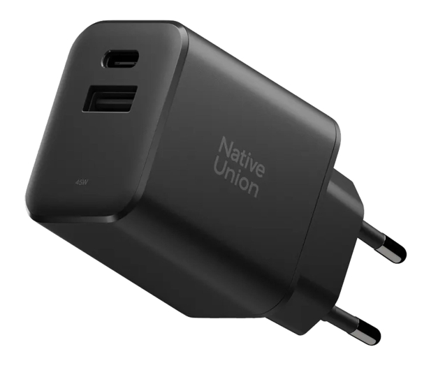 Native Union Fast GaN Charger PD 45W (2 ports) black - 1356926 - zdjęcie